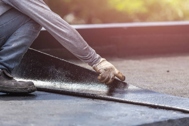 Professional Exterior Waterproofing technician working in Morrison, IL